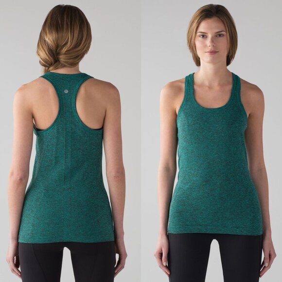 Lululemon - Swiftly Tech Racerback Tank Top W1N44S | Viridian Green | Size 4 - Picture 1 of 9